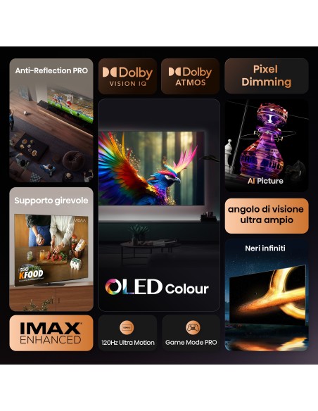 HISENSE 55A86Q TVC 55" 4K OLED      SMART SAT DOLBY ATMOS