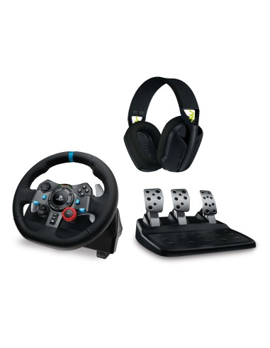 LOGITECH G29+G435 PS4/PS5 VOLANTE + CUFFIA WIRELESS GAMING