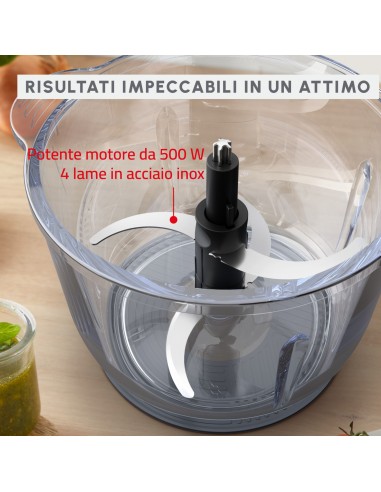 MOULINEX DJ6031 TRITATUTTO CON RECIPIENTE IN VETRO 1LT - CHOPPEO