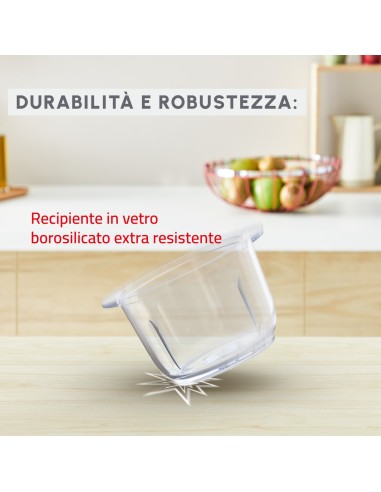 MOULINEX DJ6031 TRITATUTTO CON RECIPIENTE IN VETRO 1LT - CHOPPEO