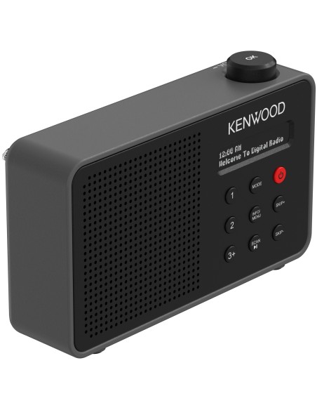 KENWOOD CR-M25DAB-B RADIOSVEGLIA DISPLAY LCD 2 RIGHE DAB+/FM/BT NERO
