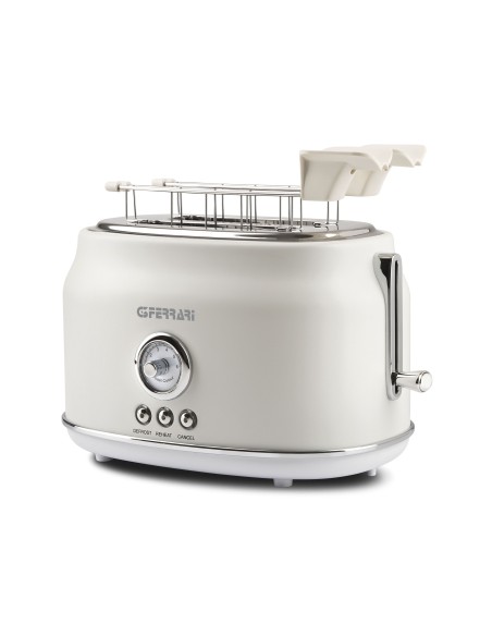 G3 FERRARI G1013401 TOSTAPANE 750W ACCIAIO CON PINZE ARTISTA BIANCO
