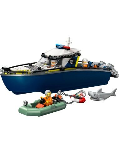 LEGO CITY POLICE INSEGUIMENTO DEL MOTOSCAFO DELLA POLIZIA