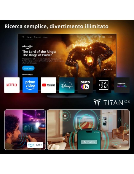 PHILIPS 55OLED770/12 TVC 55" OLED  4K SMART AMBILIGHT TVSAT 144HZ