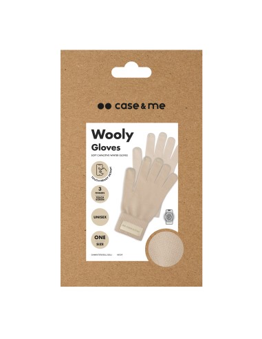 SBS CMWINTER25GL22GLI GUANTI INVERNALI TOUCH TAGLIA UNICA AVORIO