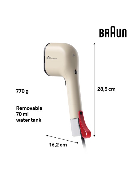 BRAUN GS3012B FERRO A VAPORE 1100W  SERB. 70ML PORTATA VAPORE 20G/MIN.