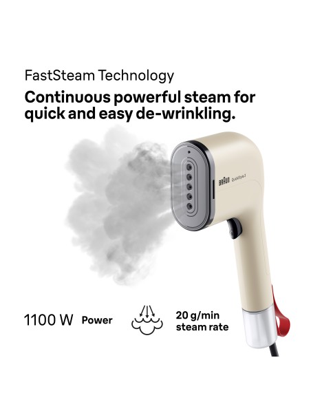 BRAUN GS3012B FERRO A VAPORE 1100W  SERB. 70ML PORTATA VAPORE 20G/MIN.