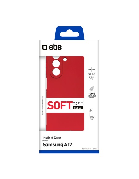 SBS TEINSTSAA17R SAMSUNG A17 COVER INSINCT ROSSO
