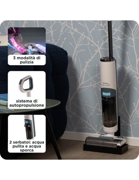 ARIETE 2483 SCOPA WET&DRY RICARICABILE