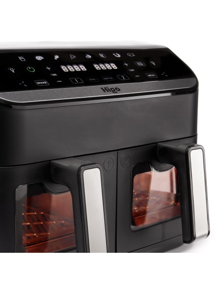 HIGO FA81 FRIGGITRICE AD ARIA CON  2 CASSETTI DA 4,5LT 1700W