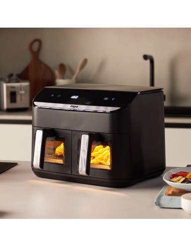 HIGO FA81 FRIGGITRICE AD ARIA CON  2 CASSETTI DA 4,5LT 1700W