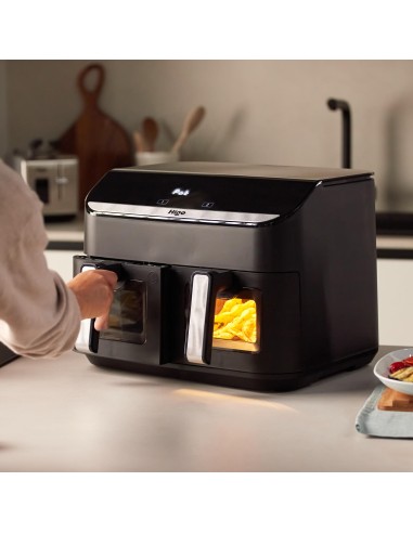 HIGO FA81 FRIGGITRICE AD ARIA CON  2 CASSETTI DA 4,5LT 1700W