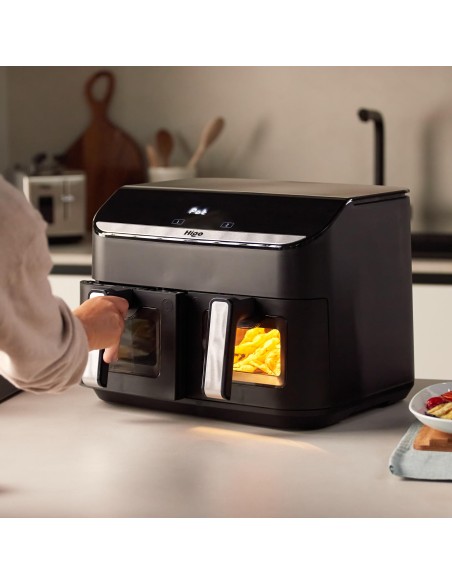 HIGO FA81 FRIGGITRICE AD ARIA CON  2 CASSETTI DA 4,5LT 1700W