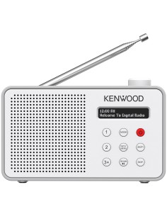 KENWOOD CR-M25DAB-W RADIOSVEGLIA DISPLAY LCD 2 RIGHE DAB+/FM/BT BIANCO