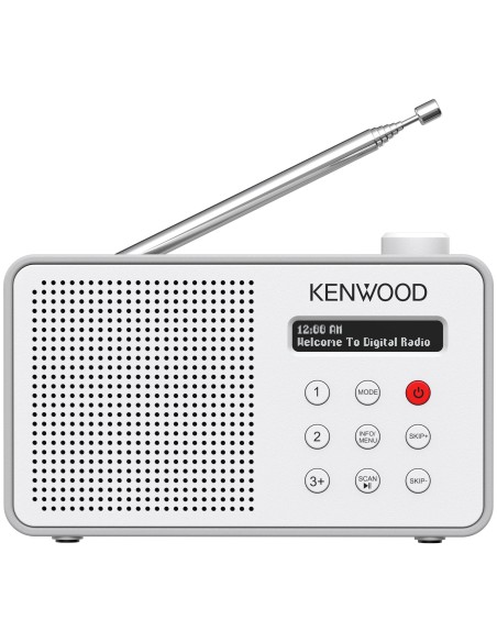 KENWOOD CR-M25DAB-W RADIOSVEGLIA DISPLAY LCD 2 RIGHE DAB+/FM/BT BIANCO KENWOOD CR-M25DAB-W RADIOSVEGLIA DISPLAY LCD 2 RIGHE DAB+/FM/BT BIANCO