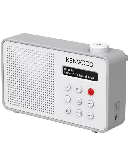 KENWOOD CR-M25DAB-W RADIOSVEGLIA DISPLAY LCD 2 RIGHE DAB+/FM/BT BIANCO KENWOOD CR-M25DAB-W RADIOSVEGLIA DISPLAY LCD 2 RIGHE DAB+/FM/BT BIANCO