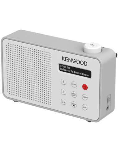 KENWOOD CR-M25DAB-W RADIOSVEGLIA DISPLAY LCD 2 RIGHE DAB+/FM/BT BIANCO