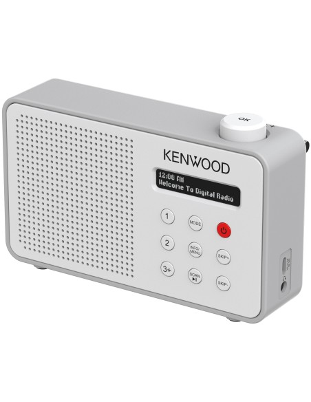 KENWOOD CR-M25DAB-W RADIOSVEGLIA DISPLAY LCD 2 RIGHE DAB+/FM/BT BIANCO KENWOOD CR-M25DAB-W RADIOSVEGLIA DISPLAY LCD 2 RIGHE DAB+/FM/BT BIANCO