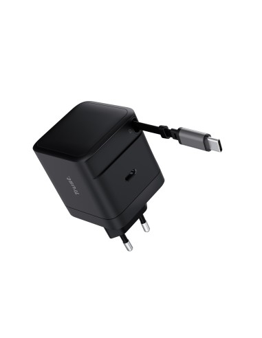 TRUST 25805 MAXO USB-C 65W ALIMENTATORE NOTEBOOK CAVO RETRATTILE