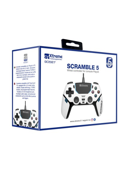 XTREME PS5 JOYPAD WIRED SCRAMBLE 5