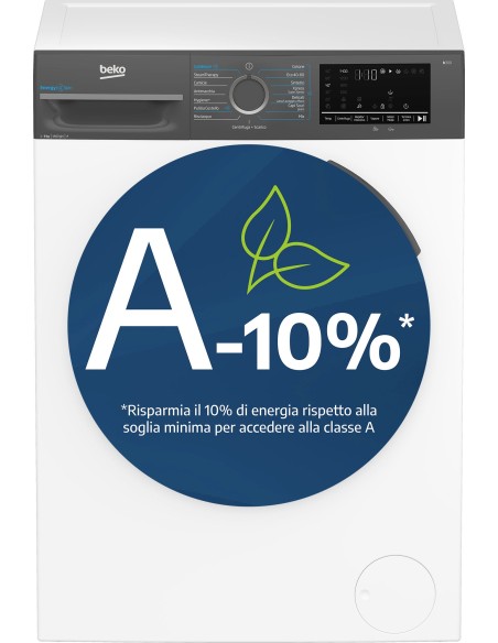 BEKO BMWEU8147DA LVB A-10 8KG 1400GINVERTER DISP.TOUCH OBLO' ANTRACITE