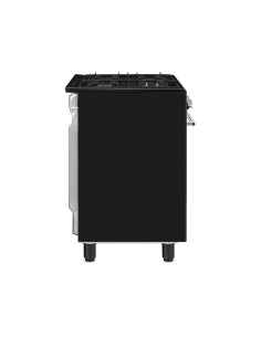 SMEG CX61GMBL CUCINA A 60X60 NERA  TUTTOVETRO VAPOR CLEAN 2