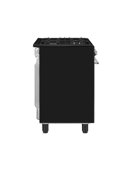 SMEG CX61GMBL CUCINA A 60X60 NERA  TUTTOVETRO VAPOR CLEAN