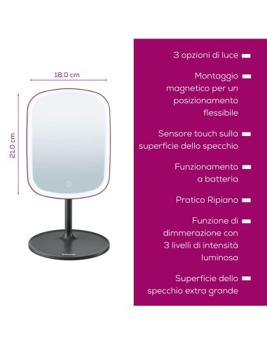 BEURER BS47 SPECCHIO COSMETICO CON 33 LUCI LED