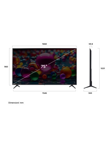 LG 75UA75006 TVC 75" 4K SMART      TVSAT