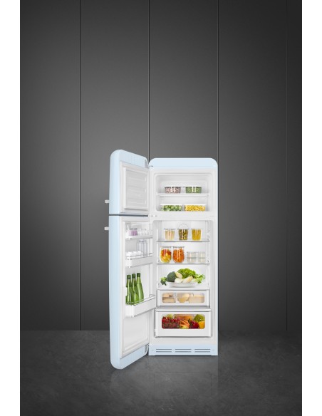 SMEG FAB30LPB6 FRIGO D.P. C BLU PASTELLO 294 LT ANNI 50 60CM CERN.SX
