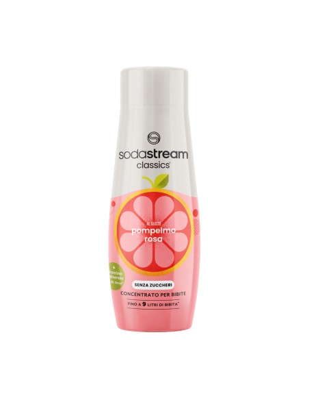 SODASTREAM POMPELMO ROSA ZERO CONCENTRATO 440ML PER BIBITE - VITAMINE