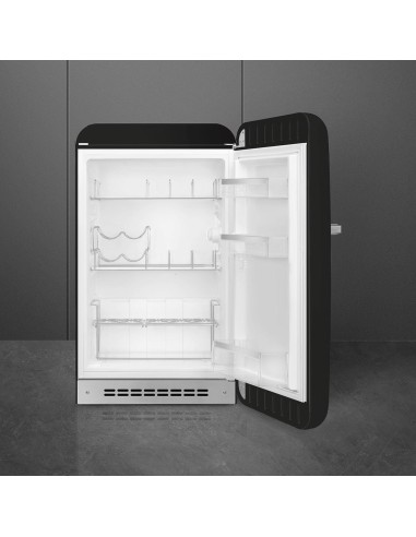 SMEG FAB10HRBL6 FRIGO M.P. D 135LT NERO CERNIERE DX