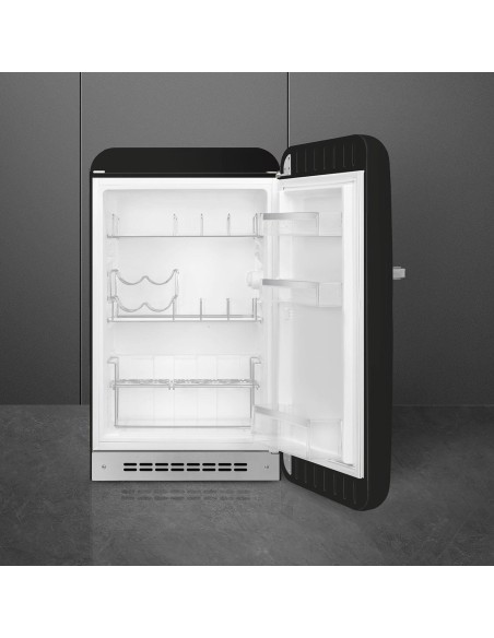 SMEG FAB10HRBL6 FRIGO M.P. D 135LT NERO CERNIERE DX