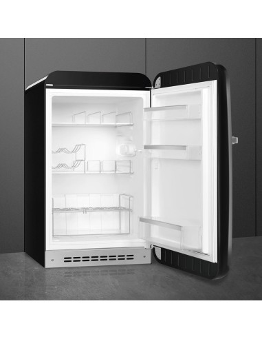 SMEG FAB10HRBL6 FRIGO M.P. D 135LT NERO CERNIERE DX