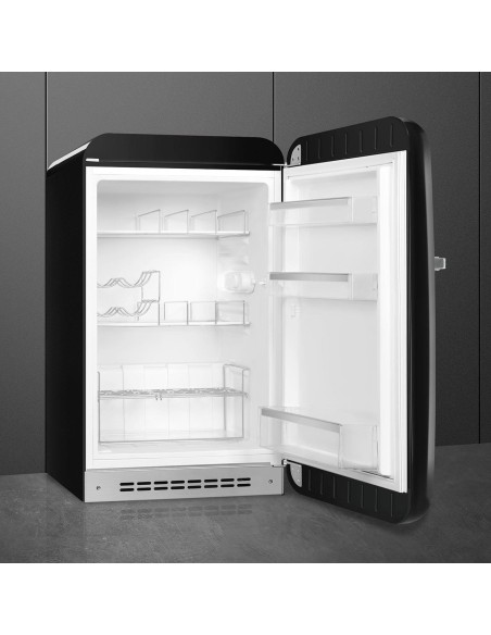 SMEG FAB10HRBL6 FRIGO M.P. D 135LT NERO CERNIERE DX