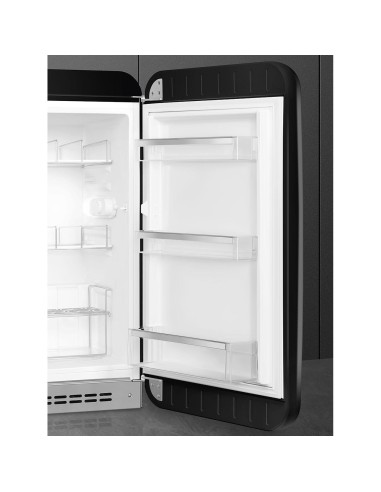SMEG FAB10HRBL6 FRIGO M.P. D 135LT NERO CERNIERE DX