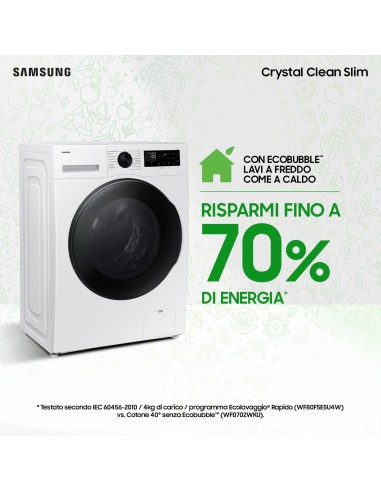 SAMSUNG WD90DG5G34BE LAVASC. E 9/5 KG 1400G SNELLA WIFI VAPORE P48