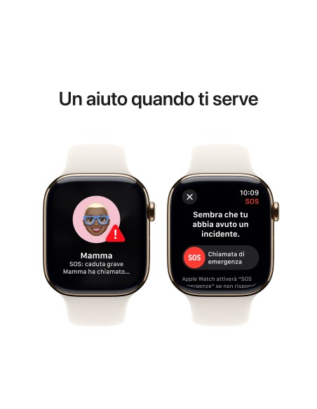 APPLE WATCH S10 GPS+CELL.TIT.CASE  STARLIGHT SPORT BAND S/M