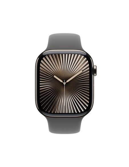 APPLE WATCH S10+CELL.46MM NATUR.CASE -STONE GREY SPORT BAND M/L