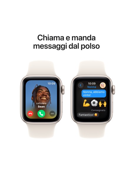 APPLE WATCH SE GPS 40MM STARLIGHT  ALLUMINIUM CASE STAR.SPORT BAND M/L