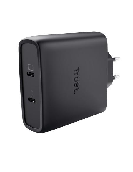 TRUST 25527 MAXO USB-C 100W GAN ALIMENTATORE NOTEBOOK DOPPIA PORTA