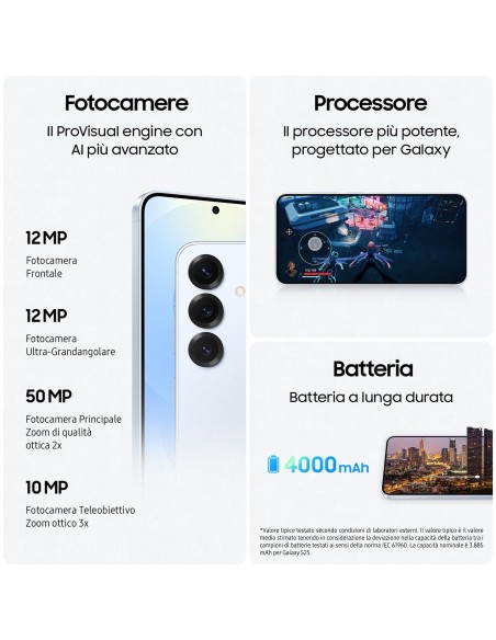 TIM S25 5G GALAXY BLUE SAMSUNG 6,2" 12/256GB