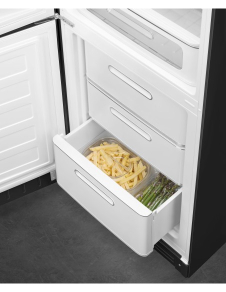 SMEG FAB32LBL6 COMB. C NERO NF 331 LT ANNI 50 60CM CERNIERE SX