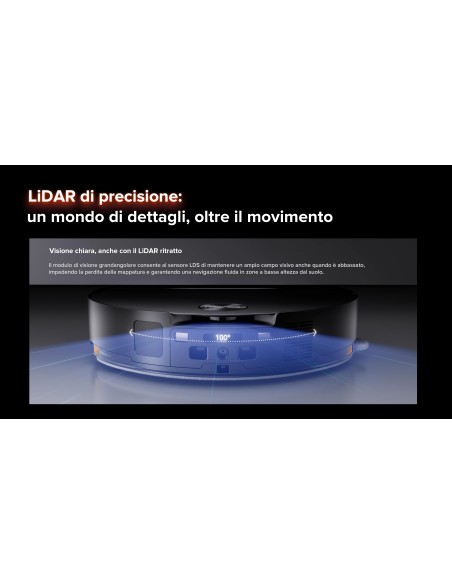 ROBOROCK SAROS 10 ASPIRAZIONE ROBOT BLACK