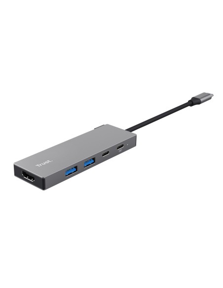 TRUST 26062 USB-C MULTIPORT ADAPTER 5IN1 DALYX ALUMINIUM