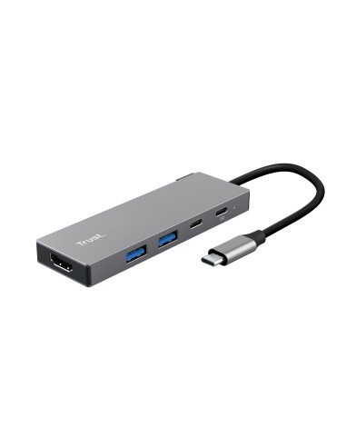 TRUST 26062 USB-C MULTIPORT ADAPTER 5IN1 DALYX ALUMINIUM
