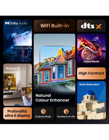 HISENSE 32E41Q TVC 32" HD SMART SAT