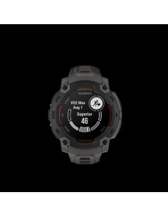 GARMIN INSTINCT E 45MM BLACK       CINTURINO CHARCOAL 2