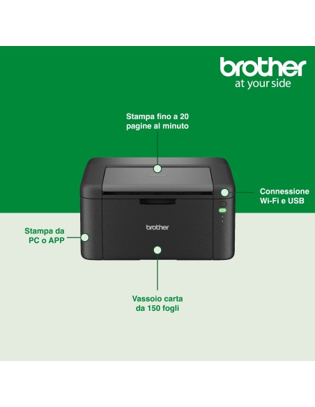 BROTHER HL-L1240W STAMPANTE LASER  MONOCROMATICA WIFI USB