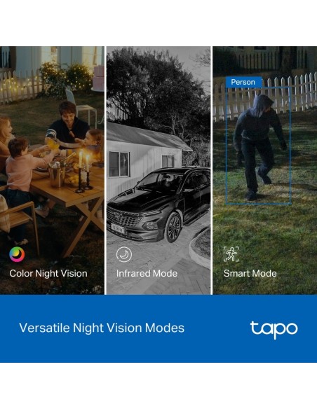 TPLINK TAPO TC47 IP CAM WIFI/LAN 2K PER ESTERNO IP66 DOPPIO OBIETTIVO